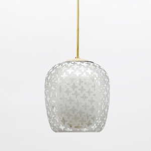 Mid-Century Modern Cora Pendant Lamp by Wilhelm Wagenfeld for Peill & Putzler, 50s