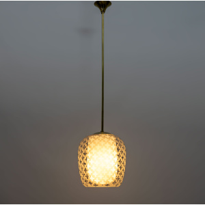 Mid-Century Modern Cora Pendant Lamp by Wilhelm Wagenfeld for Peill & Putzler, 50s