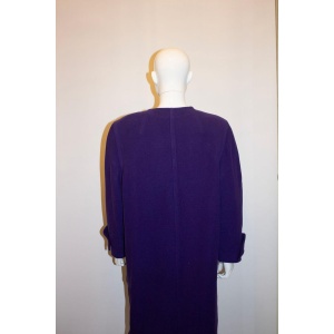 A statement vintage purple coat by Courreges