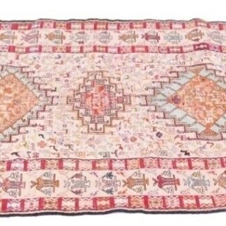 Afghan Rug Vintage Mid 20th Century 143 cm x 102 cm