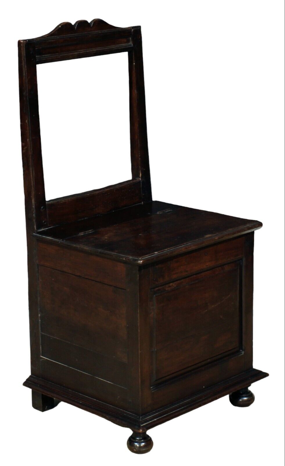 Antique 18th Century Oak Salt Chair