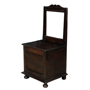 Antique 18th Century Oak Salt Chair