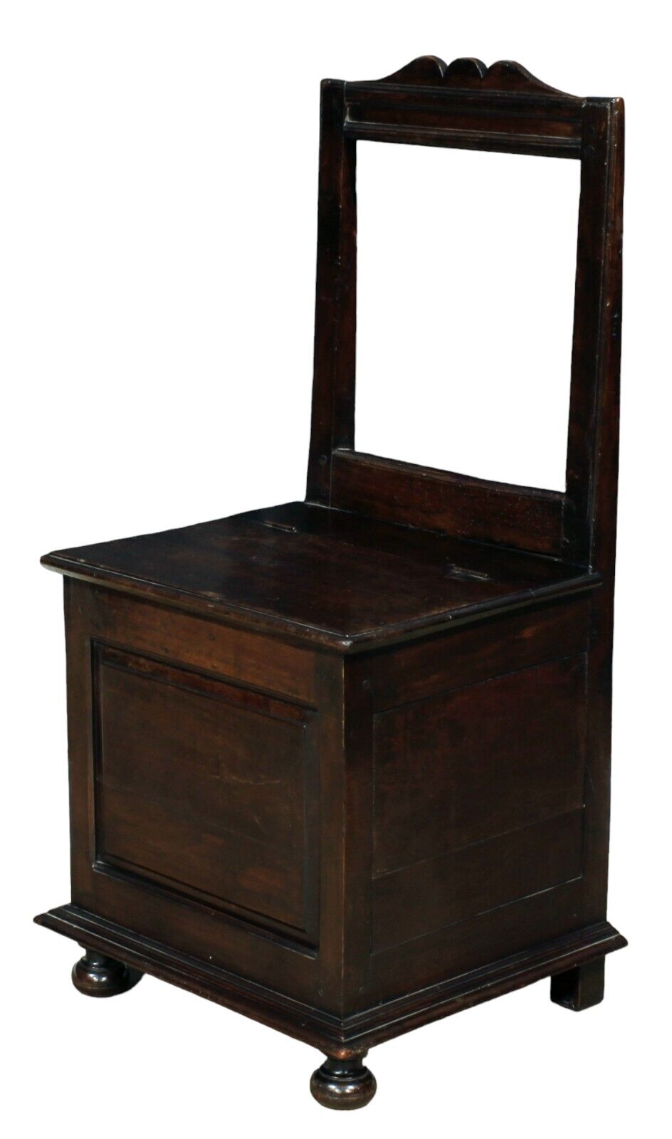 Antique 18th Century Oak Salt Chair