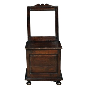 Antique 18th Century Oak Salt Chair