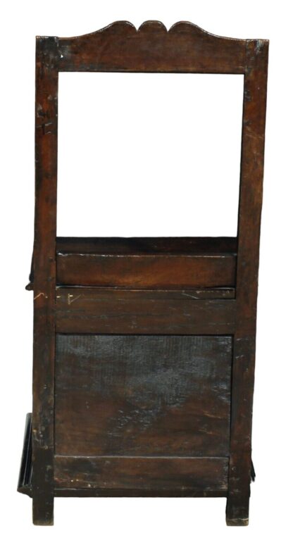 Antique 18th Century Oak Salt Chair - Image 5