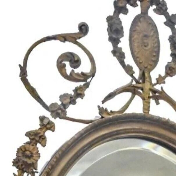 Antique 19th Century Gilt Wood And Composition Mirror Neo Classical Style