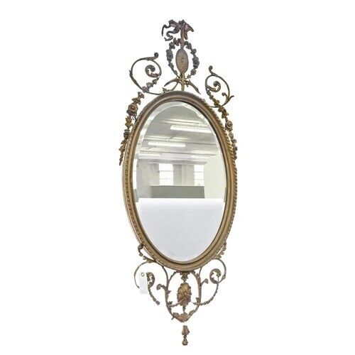 Antique 19th Century Gilt Wood And Composition Mirror Neo Classical Style