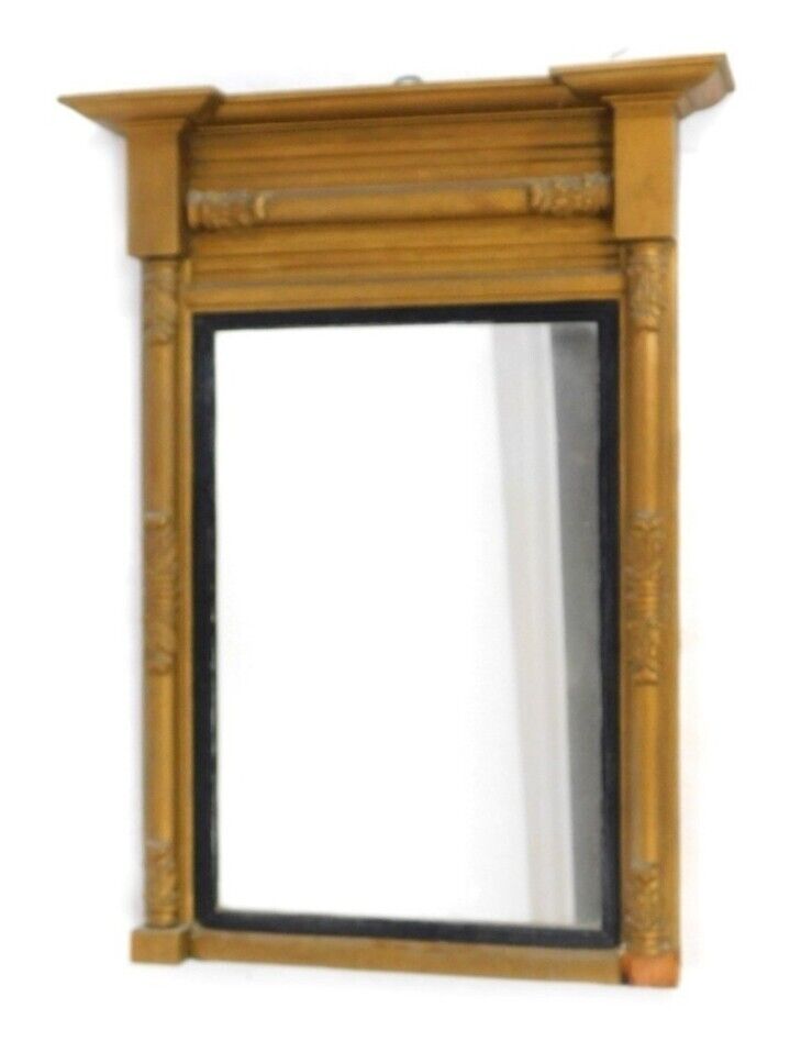 Antique 19th Century Victorian Giltwood Pier Glass Mirror
