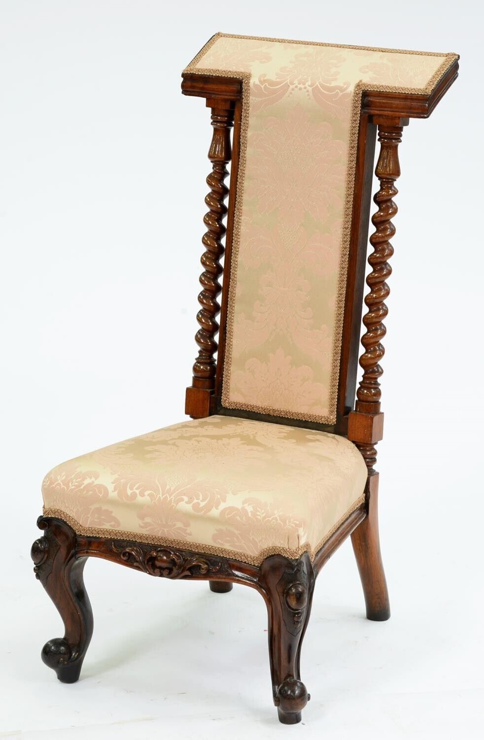 Antique 19th Century Victorian Walnut Chair