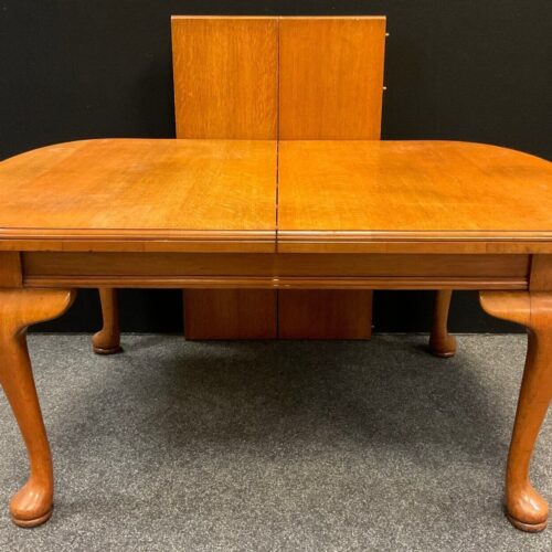Antique Extending Dining Table Light Oak 19th Century Victorian