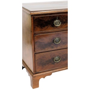 Antique Flame Mahogany Chest Of Drawers Early 19th Century Circa 1810