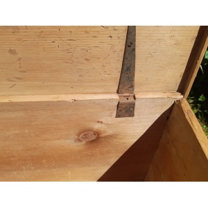 Antique Georgian Pine Blanket Chest Circa 1790