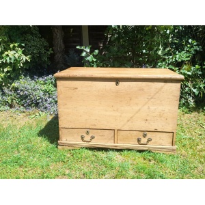Antique Georgian Pine Blanket Chest Circa 1790