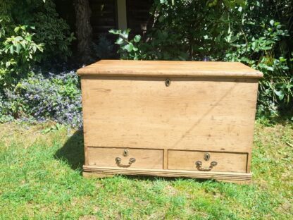 Antique Georgian Pine Blanket Chest Circa 1790