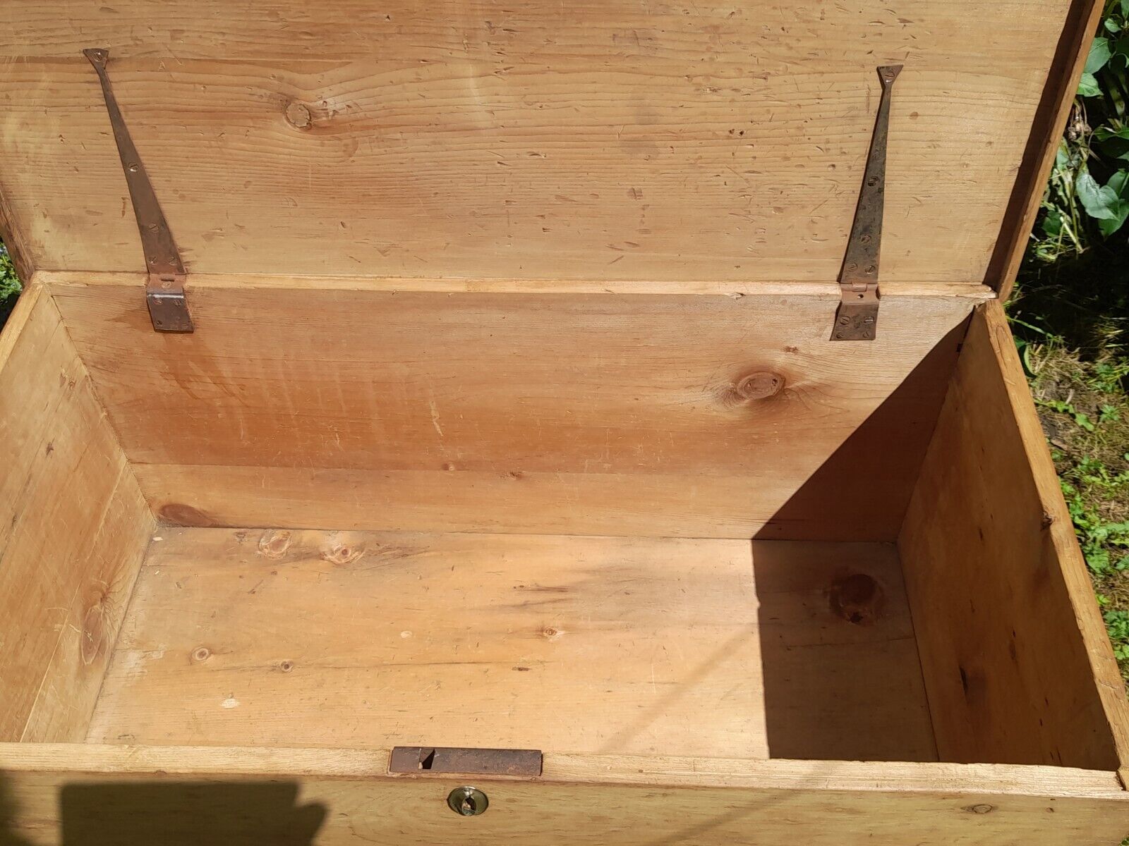 Antique Georgian Pine Blanket Chest Circa 1790