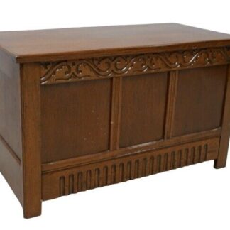 Antique Georgian Style Coffer/ Blanket Box Mid 20th Century