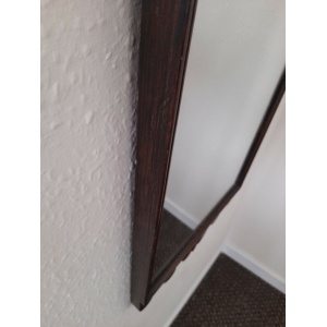 Antique Oak Vauxhall Style Mirror Late 19th Century
