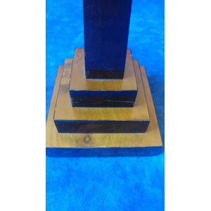 Antique treen Gentlemen`s library desk obelisks pair Grand tour manner 12.5 "