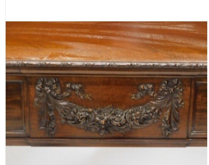 Antique Victorian Adam Style Mahogany Sideboard