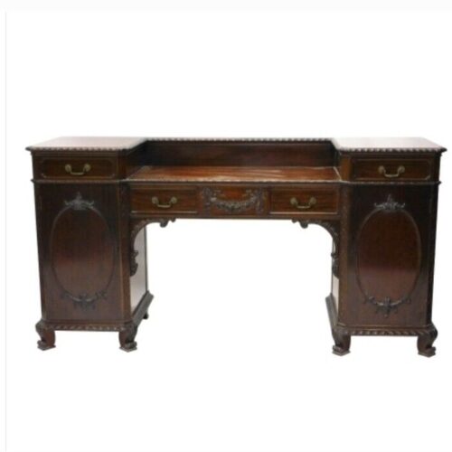 Antique Victorian Adam Style Mahogany Sideboard
