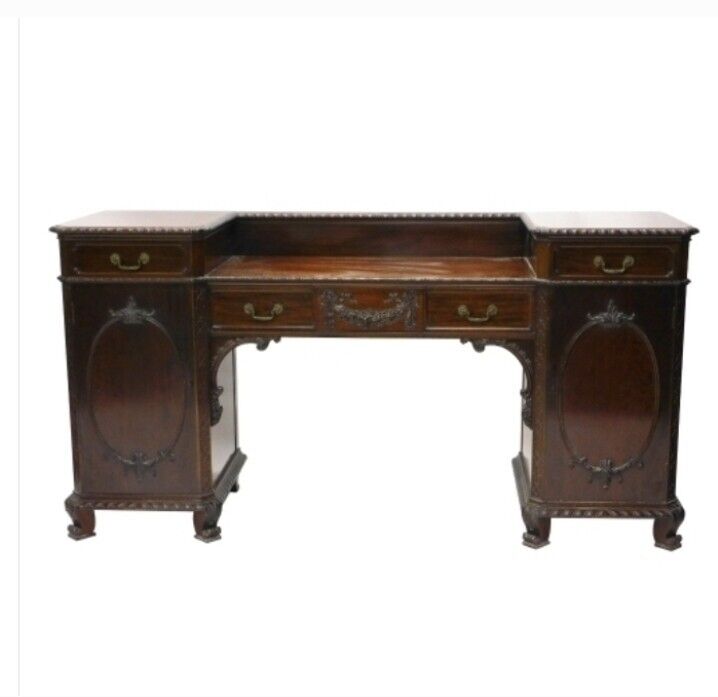 Antique Victorian Adam Style Mahogany Sideboard