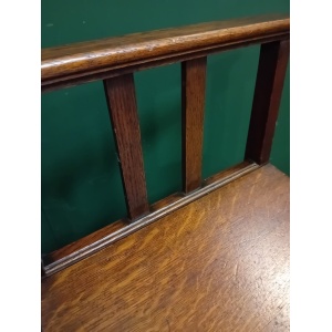 Arts And Crafts Movement Oak Seat Circa 1900