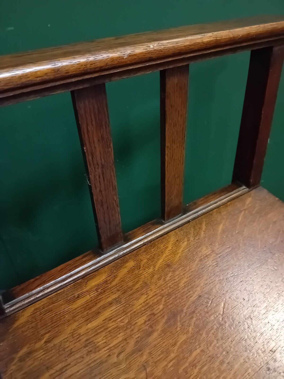 Arts And Crafts Movement Oak Seat Circa 1900