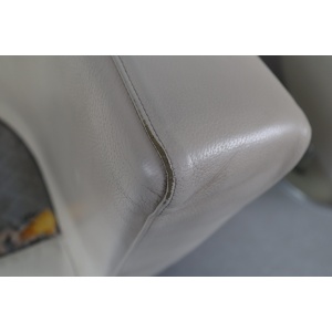 B&B Italia "Tulip" leather armchairs designed by Jeffrey Bernett in 2000