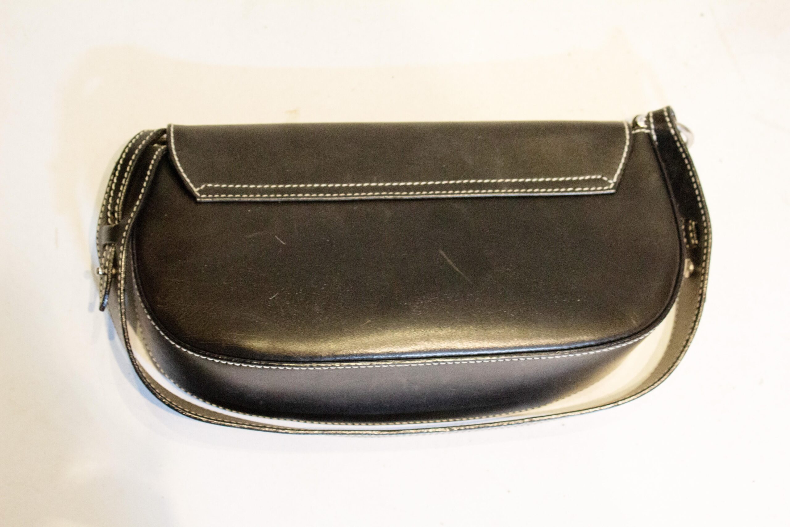 Black Leather Bag by Etienne Aigner