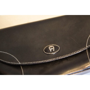 Black Leather Bag by Etienne Aigner