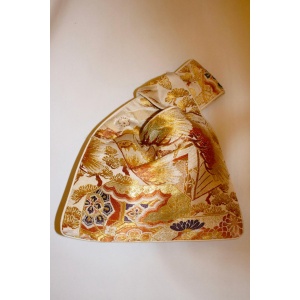 Charming vintage bag made of Old Obi Belts