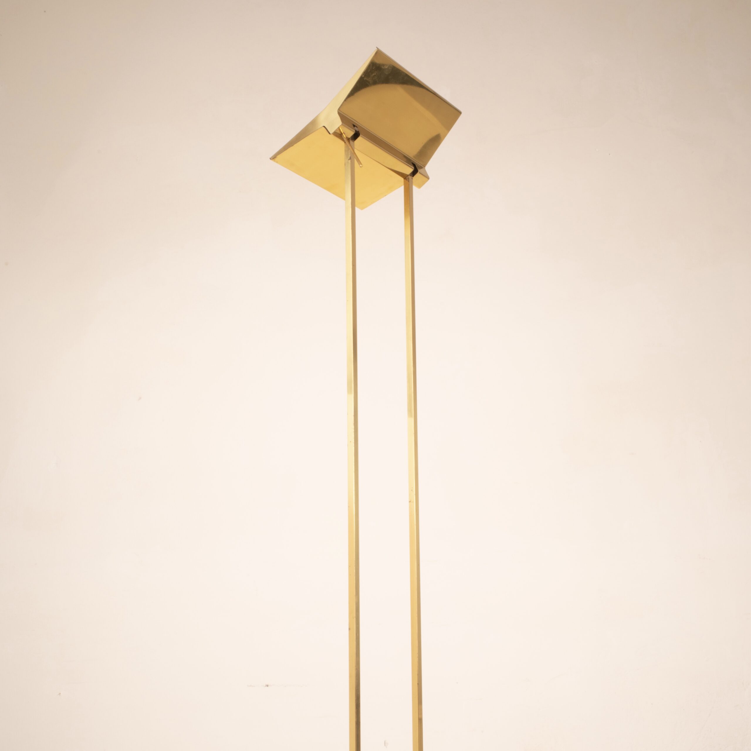 "Concord" floor lamp in solid brass by Marco Zotta