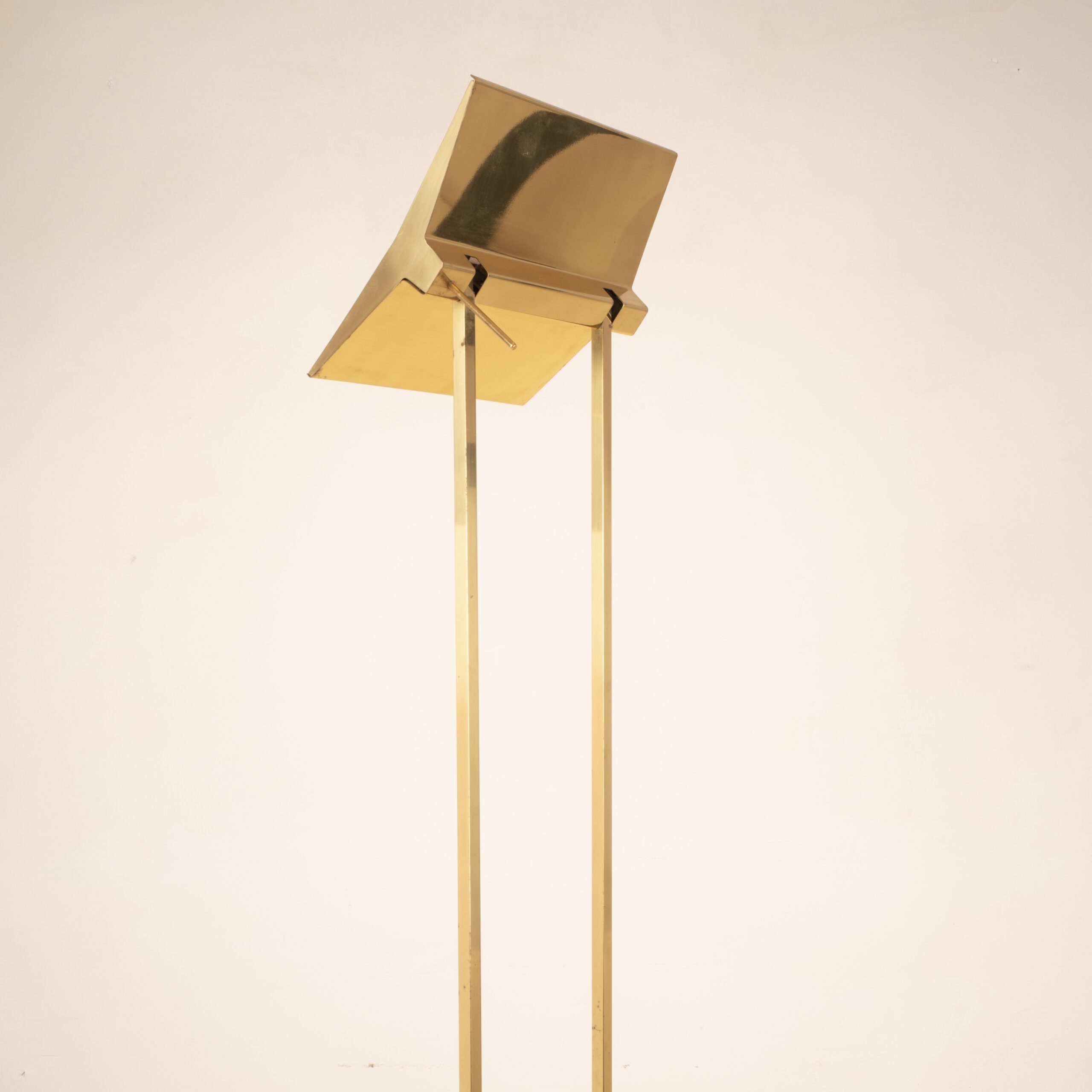 "Concord" floor lamp in solid brass by Marco Zotta