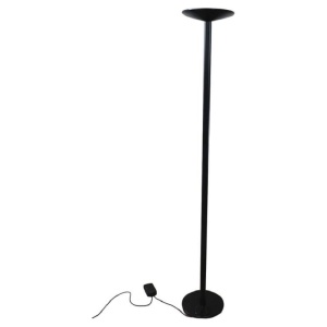Floor Lamp in Black Metal, 1970s