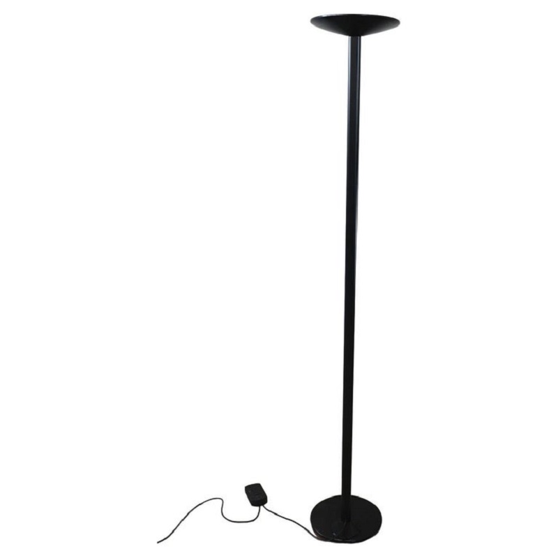 Floor Lamp in Black Metal, 1970s