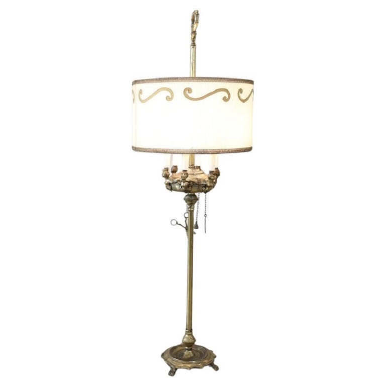 Brass Floor Lamp, 1960s