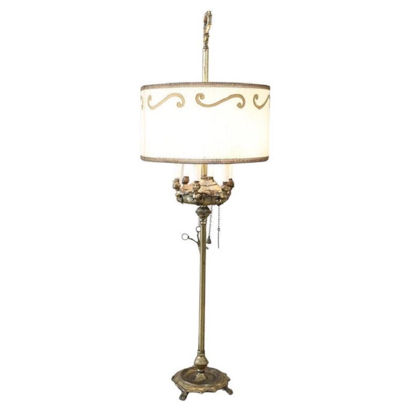 Brass Floor Lamp, 1960s