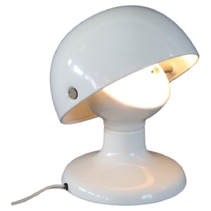 White Metal Table Lamp by Tobia and Afra Scarpa for Flos, 1960s