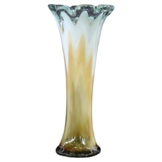 Vintage Italian Tall Vase in Murano Art Glass, 1960s