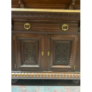 19th Century oak buffet sideboard