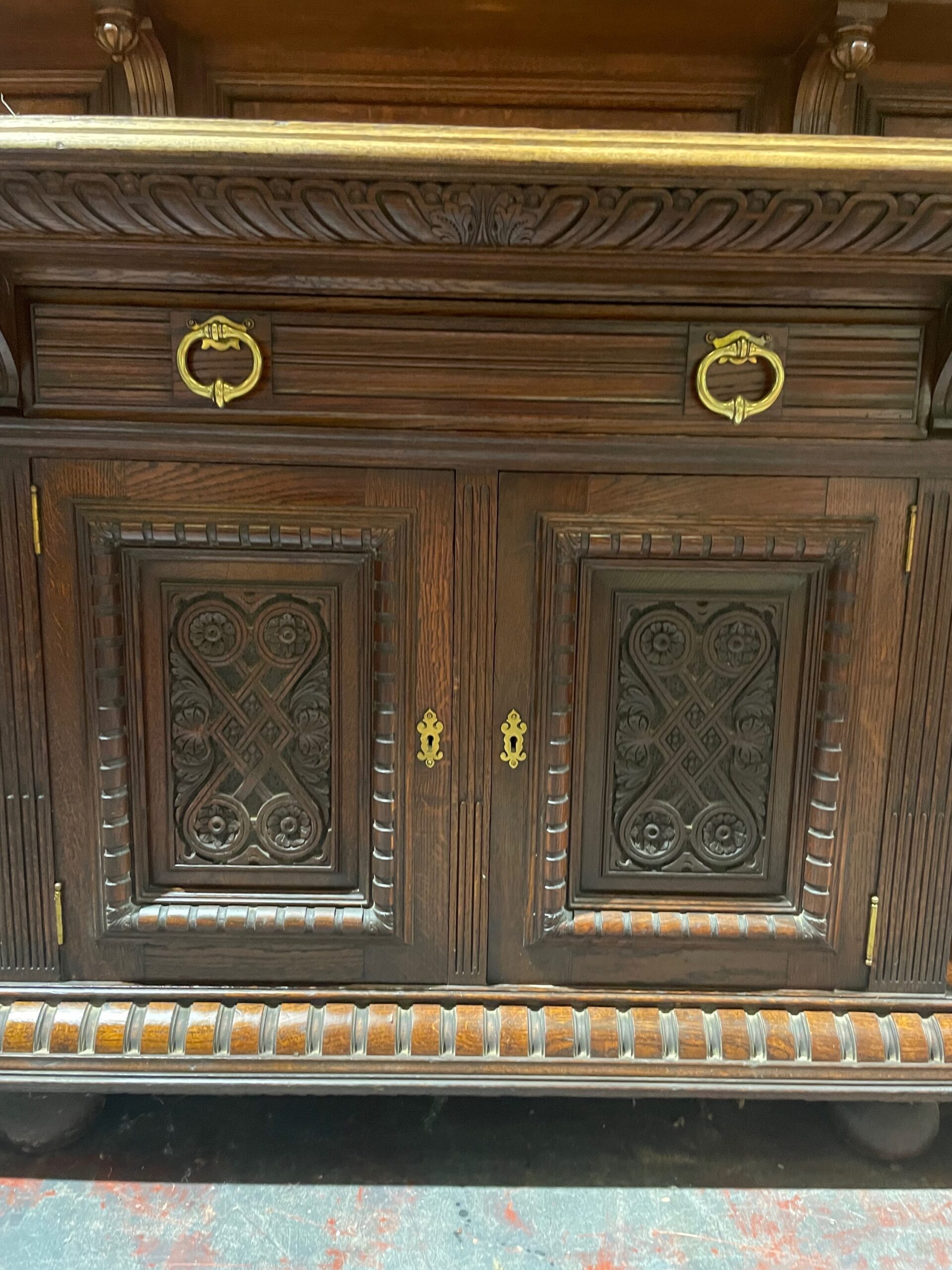 19th Century oak buffet sideboard
