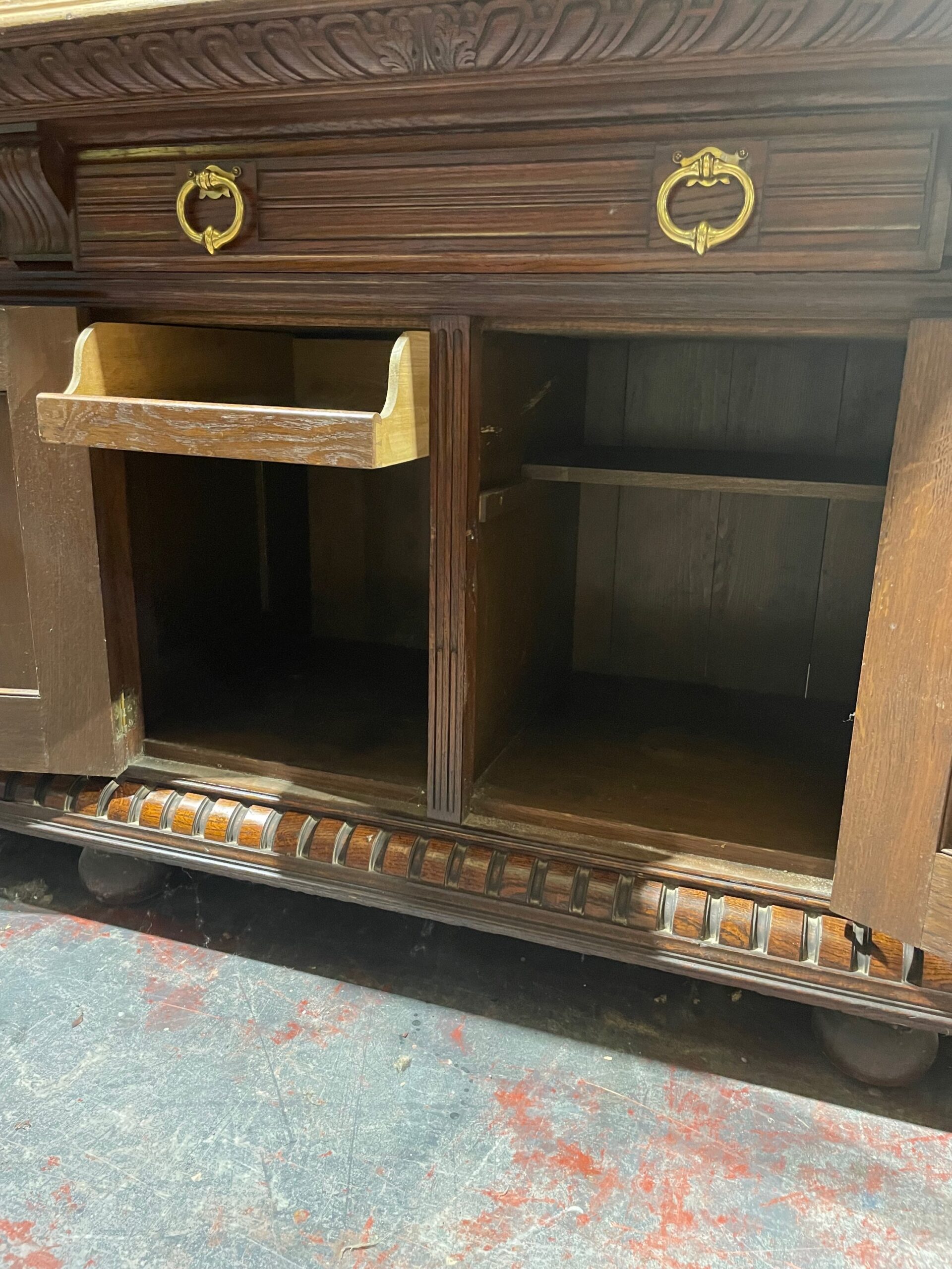 19th Century oak buffet sideboard