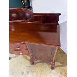 Edwardian Mahogany Gallery Back Bow Front Sideboard