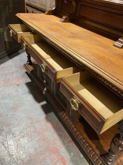 19th Century oak buffet sideboard - Image 4