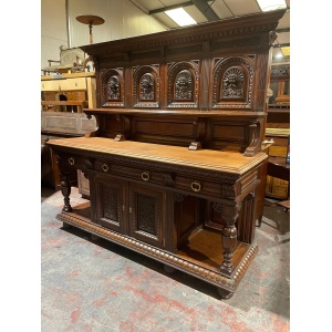 19th Century oak buffet sideboard
