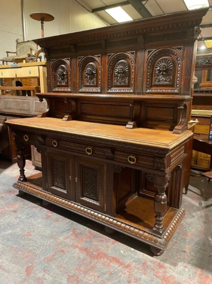 19th Century oak buffet sideboard - Image 9