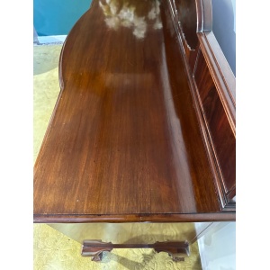 Edwardian Mahogany Gallery Back Bow Front Sideboard