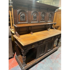 19th Century oak buffet sideboard