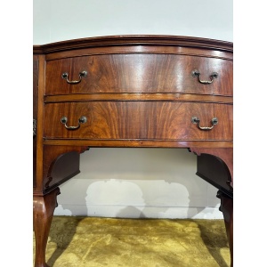 Edwardian Mahogany Gallery Back Bow Front Sideboard
