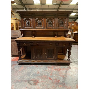19th Century oak buffet sideboard
